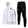 Chaqueta De Entrenamiento Con Capucha Real Madrid 2022-23 Blanca - Hombre